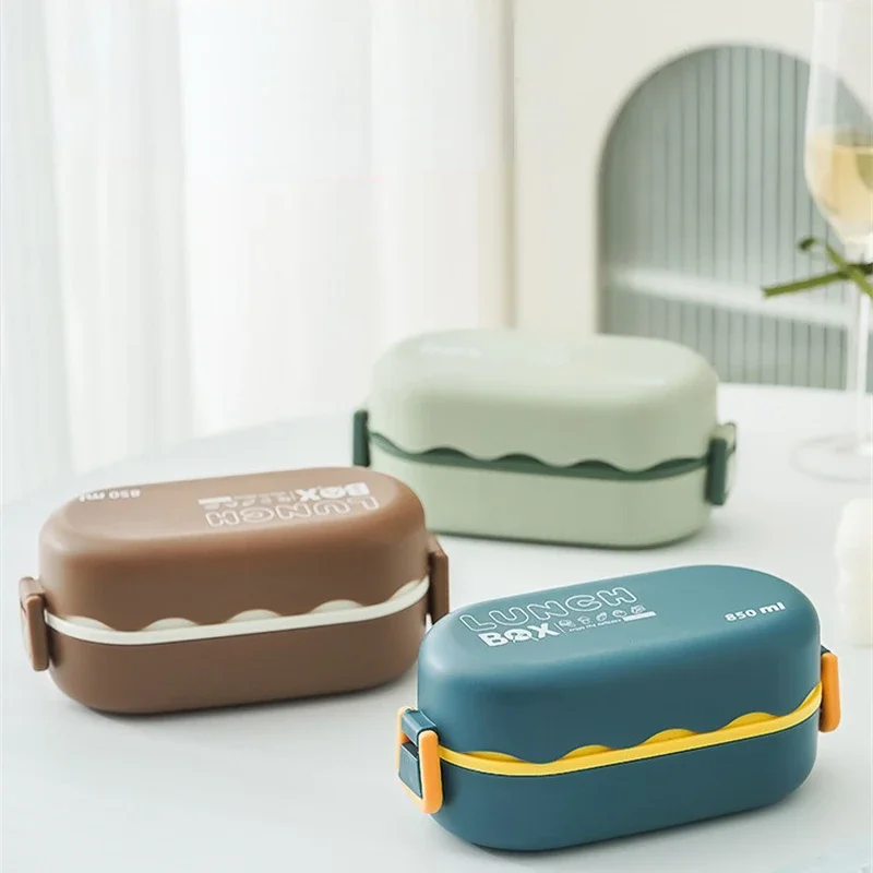 850ML Lunch Box Double-layer P - огляд і ціна Food Storage With Scoop