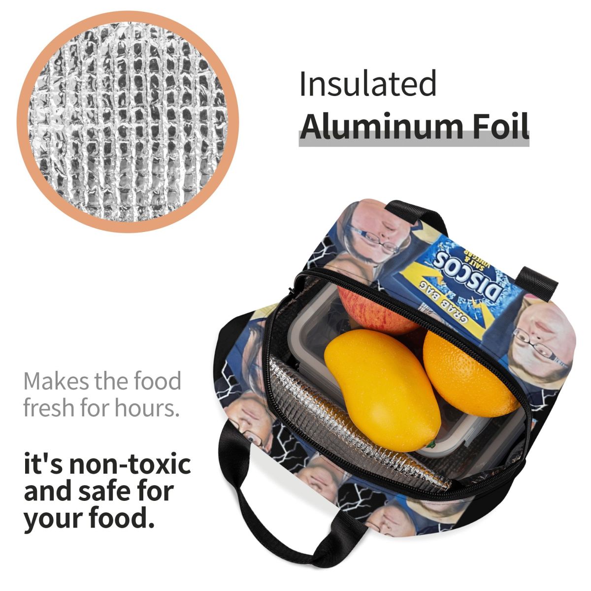 Insulated Lunch Box Fat Famili - огляд і ціна Food Storage Uk
