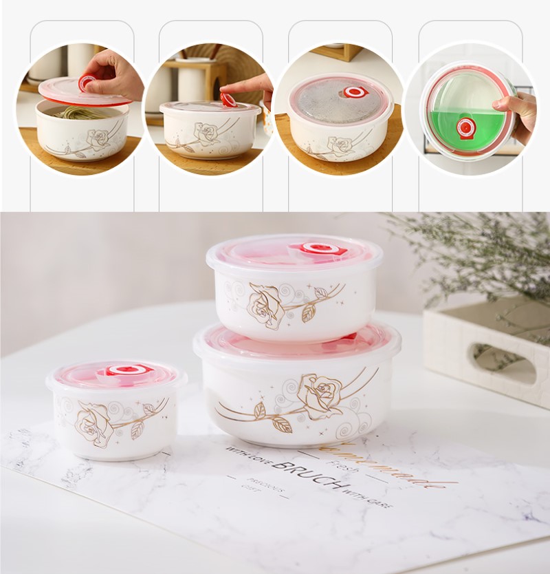 Three-piece set, fine bone chi - огляд і ціна Food Storage Baby