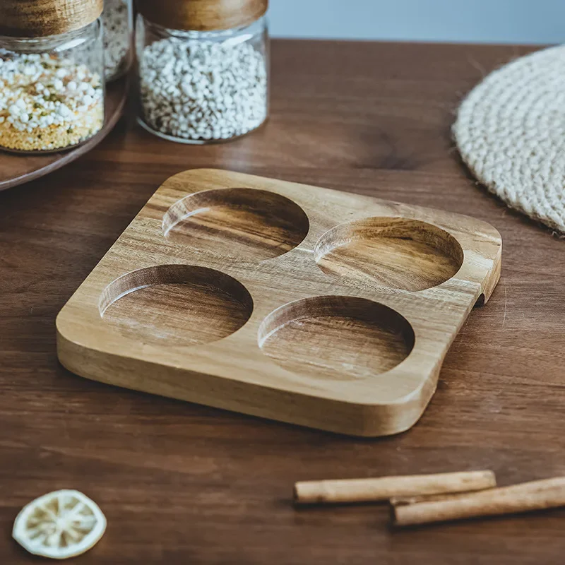 Wood Lid Orgnizer Glass Airtig - огляд і ціна Food Storage Glass Set