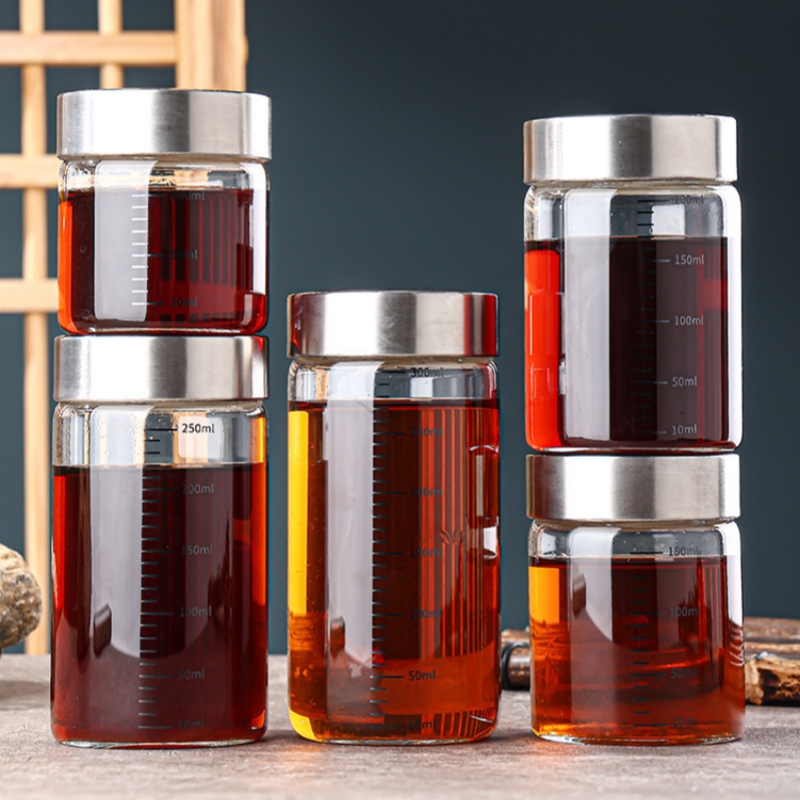 2Pcs 100-500ml Glass Storage C - огляд і ціна Food Storage Glass Set