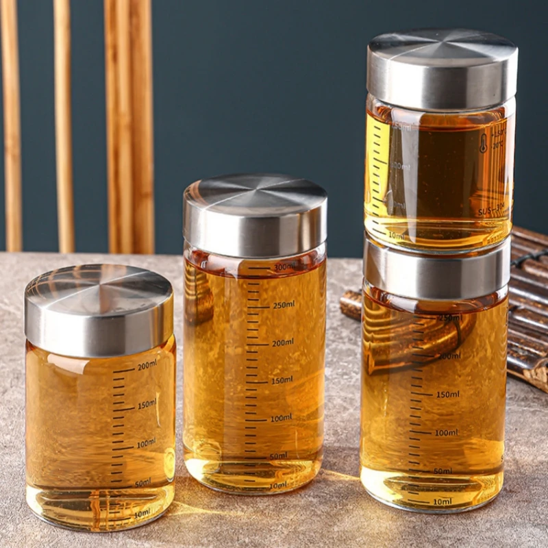 2Pcs 100-500ml Glass Storage C - огляд і ціна Food Storage Glass Set