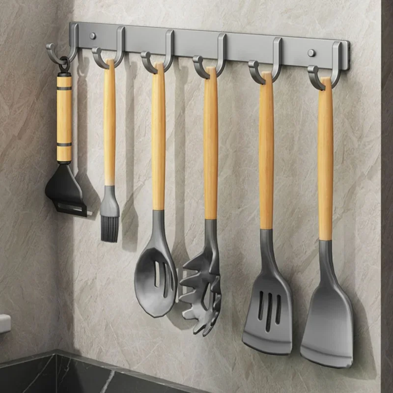 Aluminum Wall Hook Rack – No-D - огляд і ціна Food Storage For Room