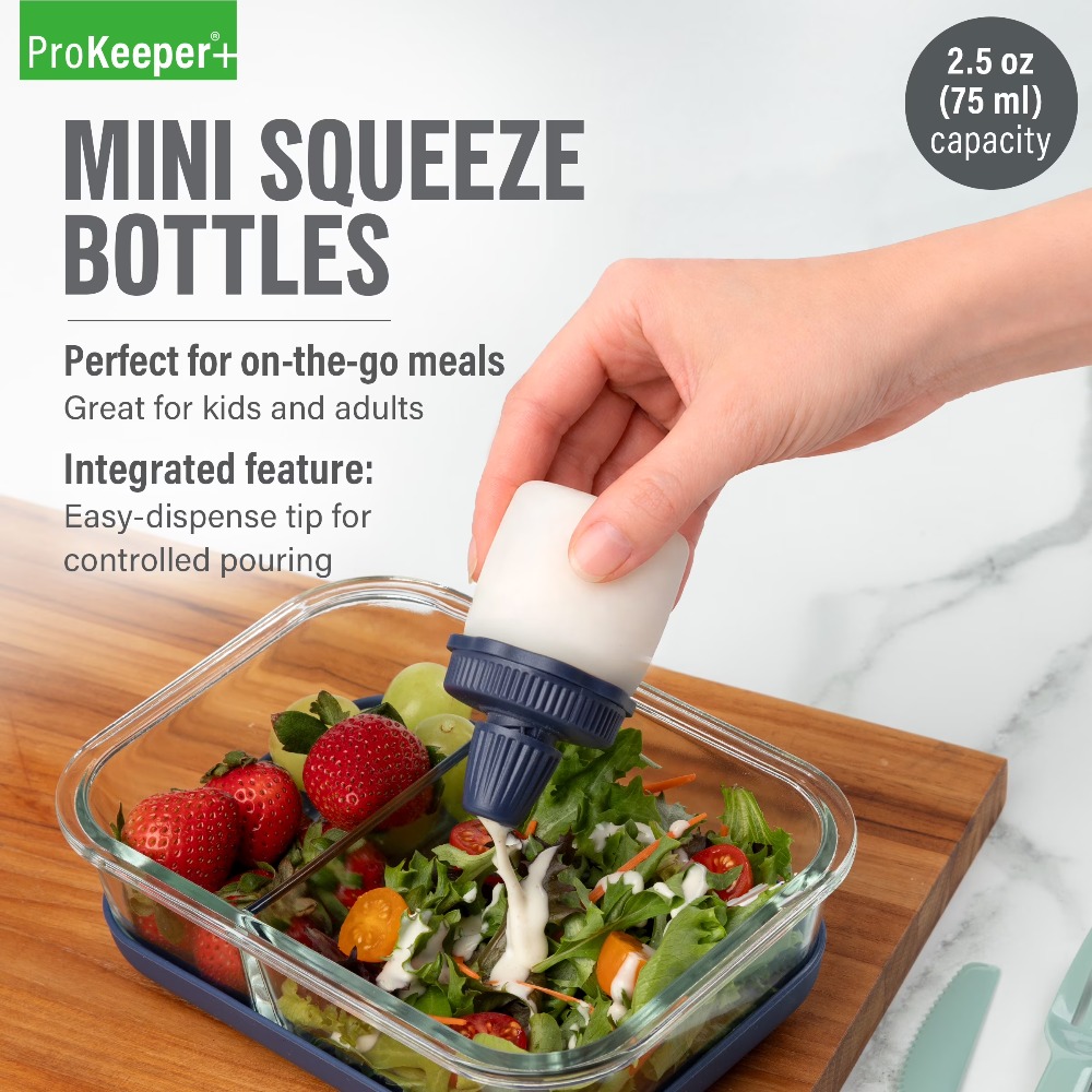 Silicone Squeeze Bottles Blue  - огляд і ціна Food Storage Silicone