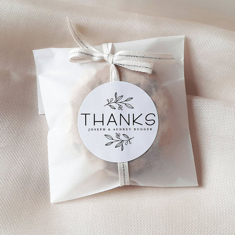2.5cm-6cm Custom Logo Stickers - огляд і ціна Food Storage Labels