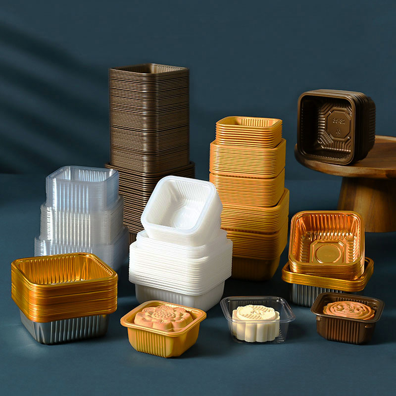 100pcs Mooncake Plastic Tray P - огляд і ціна Food Storage Eggs