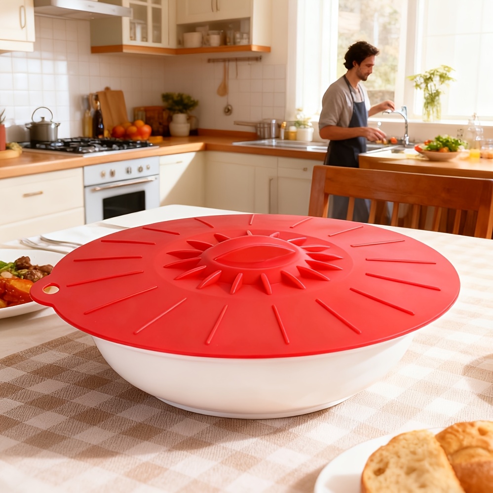 5-Piece Silicone Lids, Heat-Re - огляд і ціна Food Storage Silicone