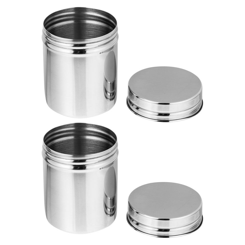 2Pcs Stainless Steel Canisters - огляд і ціна Food Storage In The Kitchen