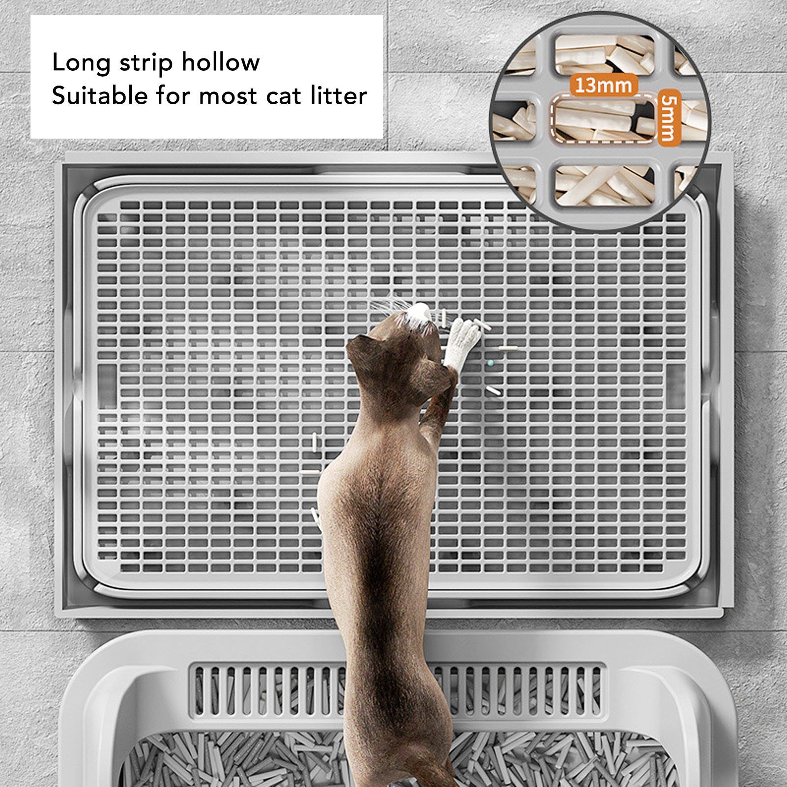 Cat Litter Trapping Mat Cat Li - огляд і ціна Food Storage With Scoop