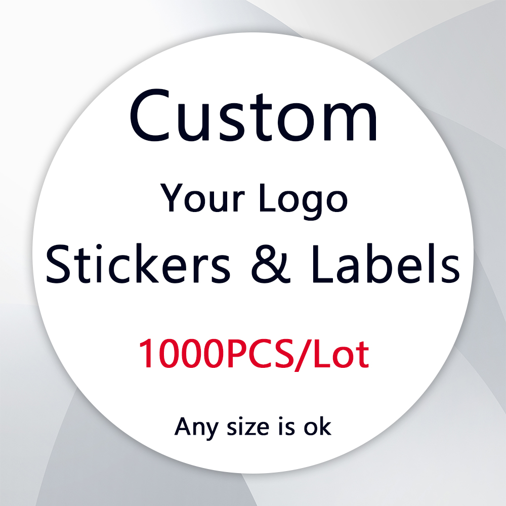 1000PCS Custom Stickers Custom - огляд і ціна Food Storage Labels
