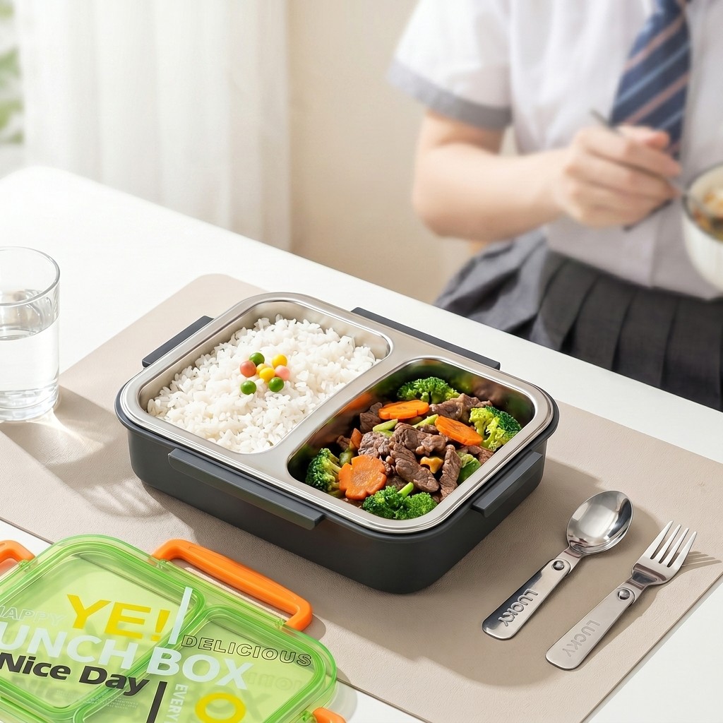 Microwavable 304 Stainless Ste - огляд і ціна Food Storage With Scoop