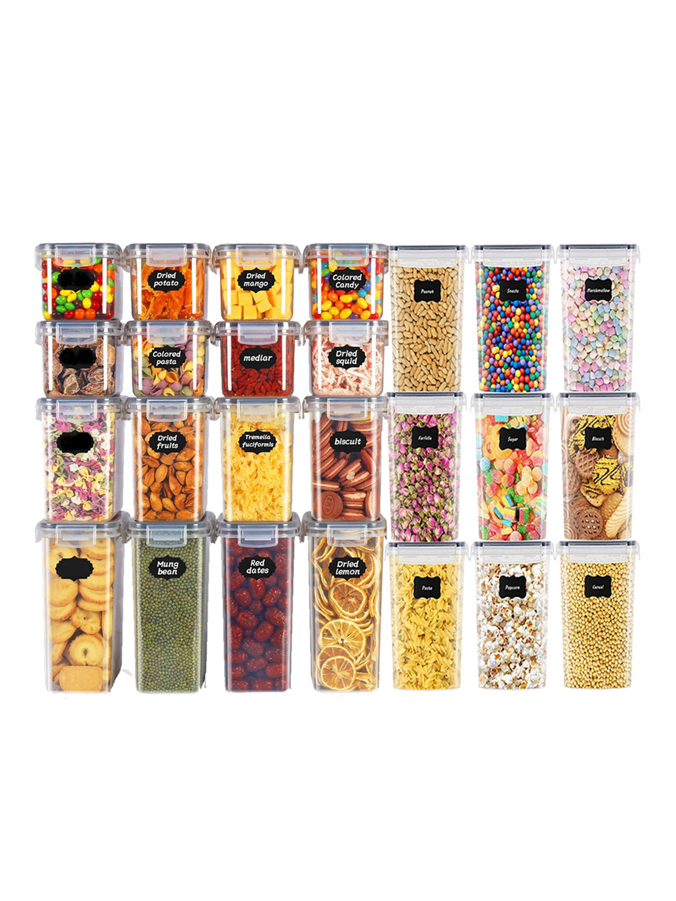 48pcs, Sealed Food Storage Con - огляд і ціна Food Storage Jar Labels