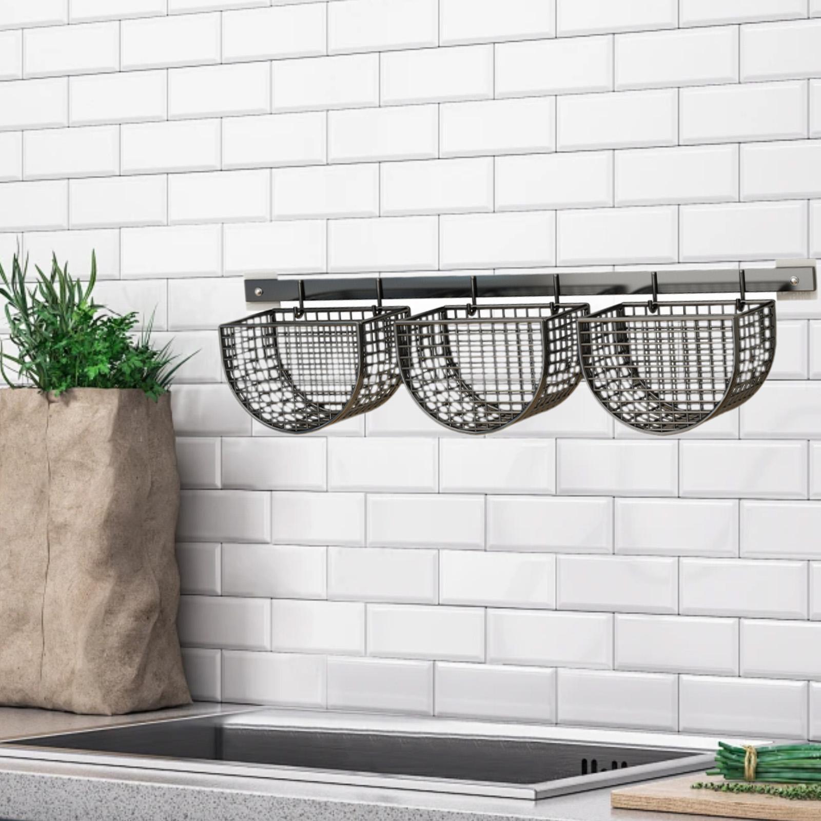 Metal Hanging Wall Basket Orga - огляд і ціна Food Storage No Pantry