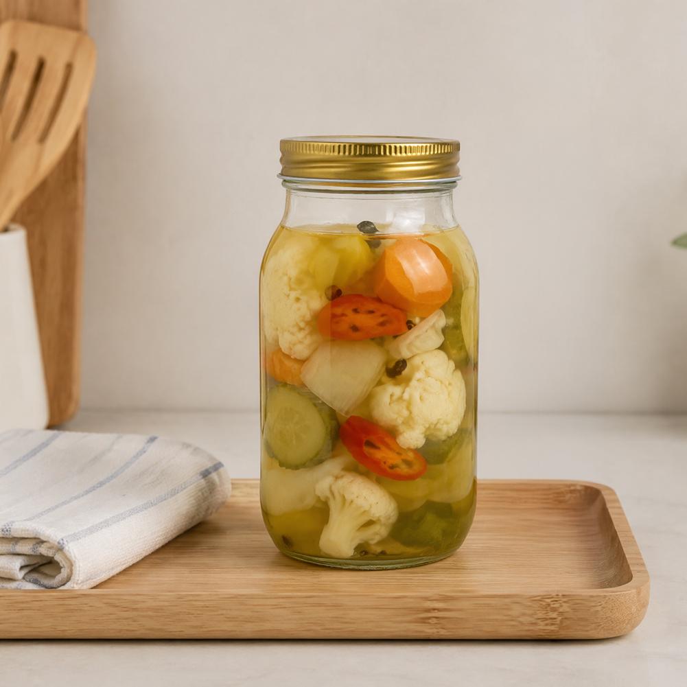 Mason Jars with Lids Glass Foo - огляд і ціна Food Storage No Pantry