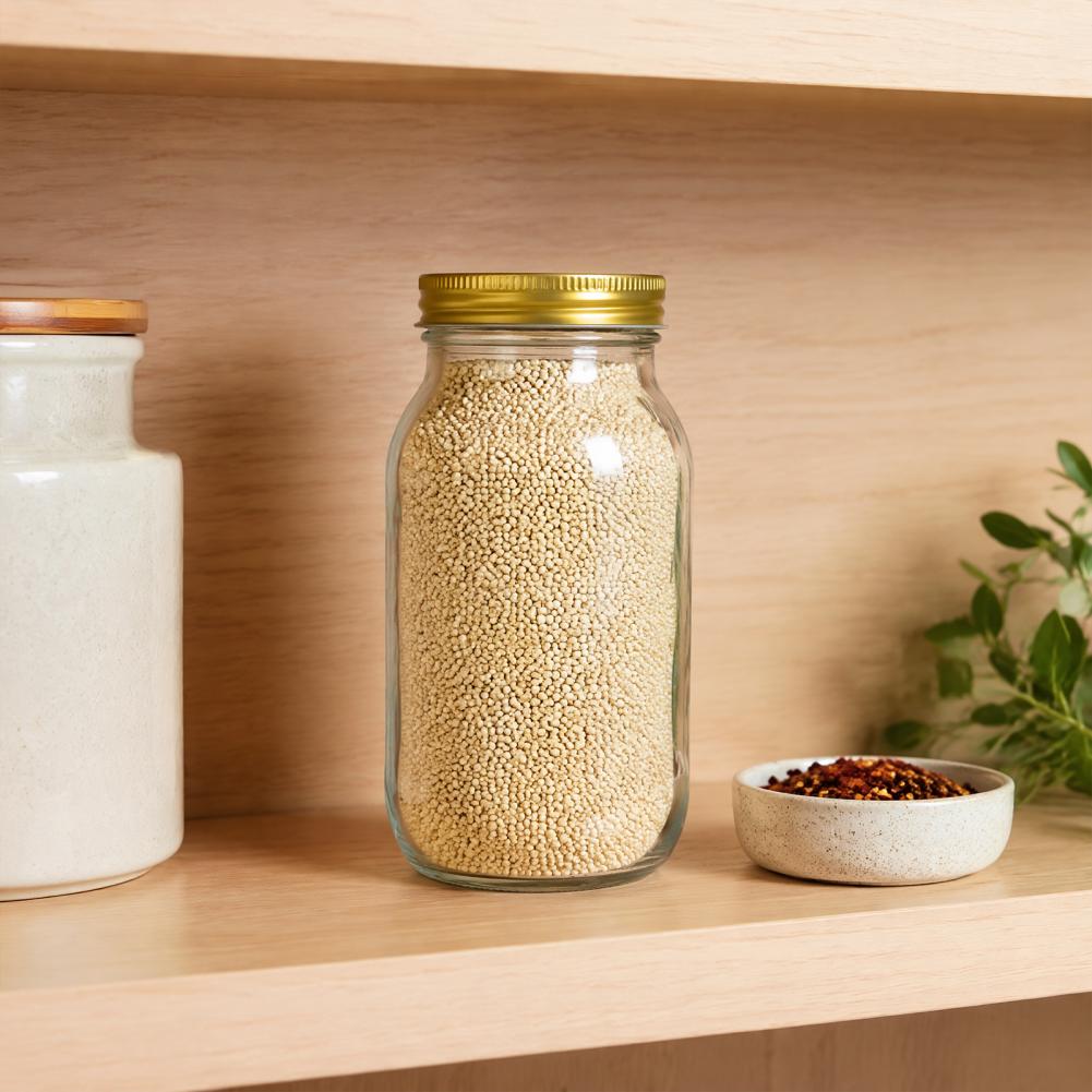 Mason Jars with Lids Glass Foo - огляд і ціна Food Storage No Pantry
