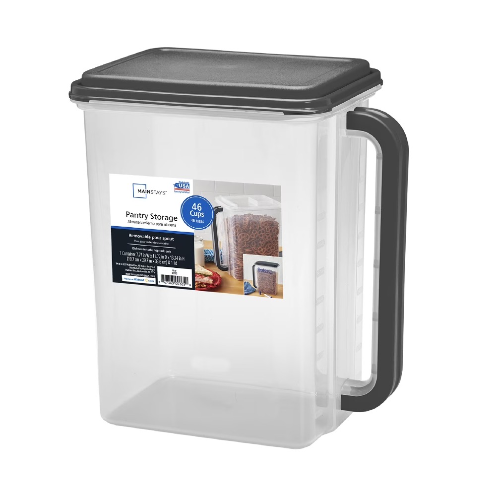 Large Capacity Plastic Food St - огляд і ціна Food Storage Pantry