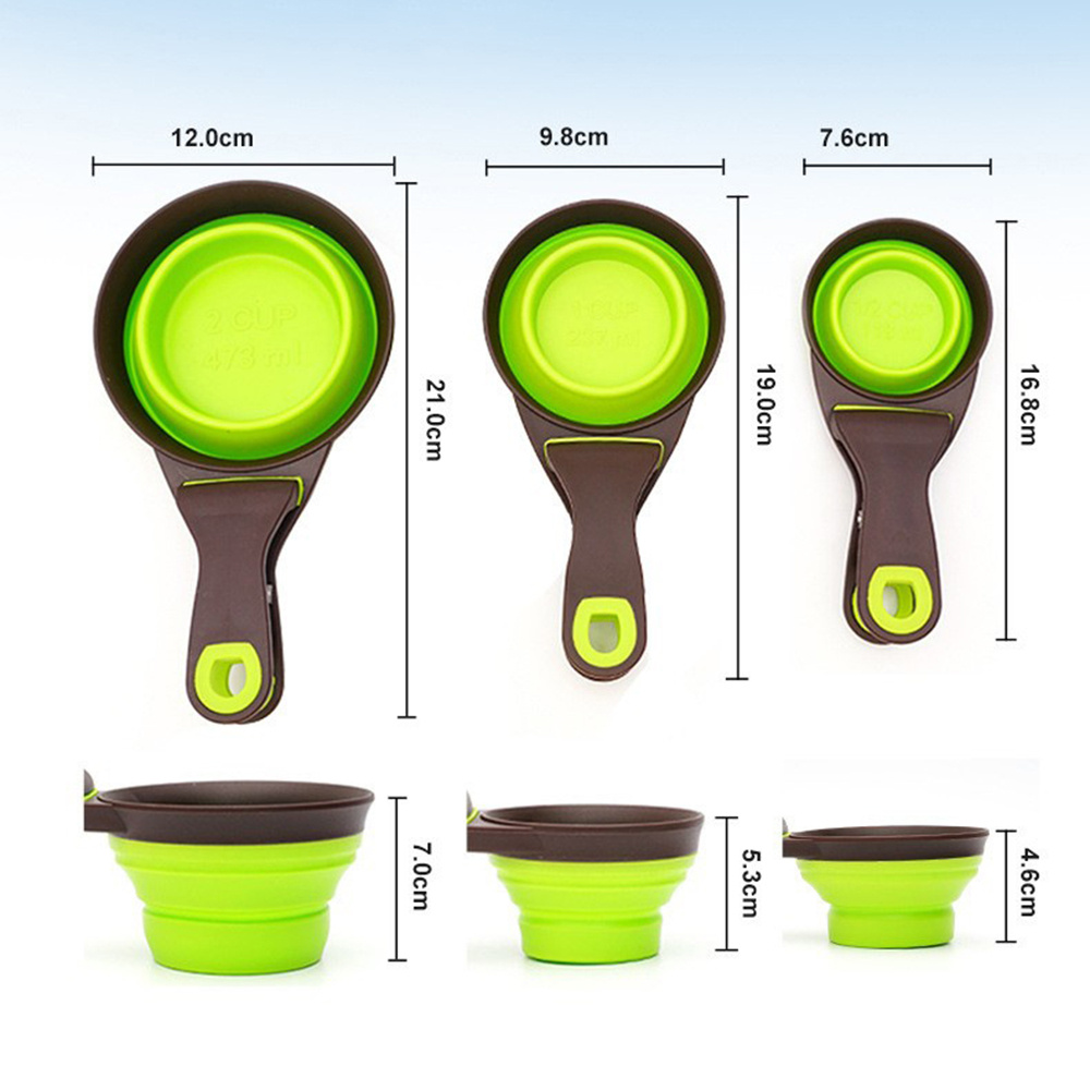 Portable Foldable Silicone Pet - огляд і ціна Food Storage With Scoop